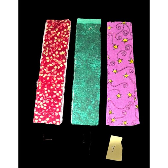 Lot of 289 Flannel Quilt Strips 1.5” x 6.5” Cherries Polka Dots Floral - Picture 4 of 10